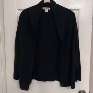 Liz Claiborne black cardigan sweater. Size XL
